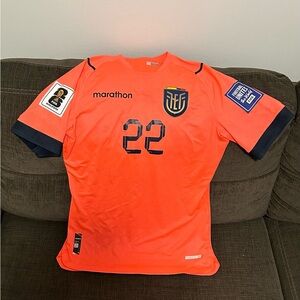 Marathon Authentic Ecuador National Team Alexander Dominguez Jersey Men’s Sz: M